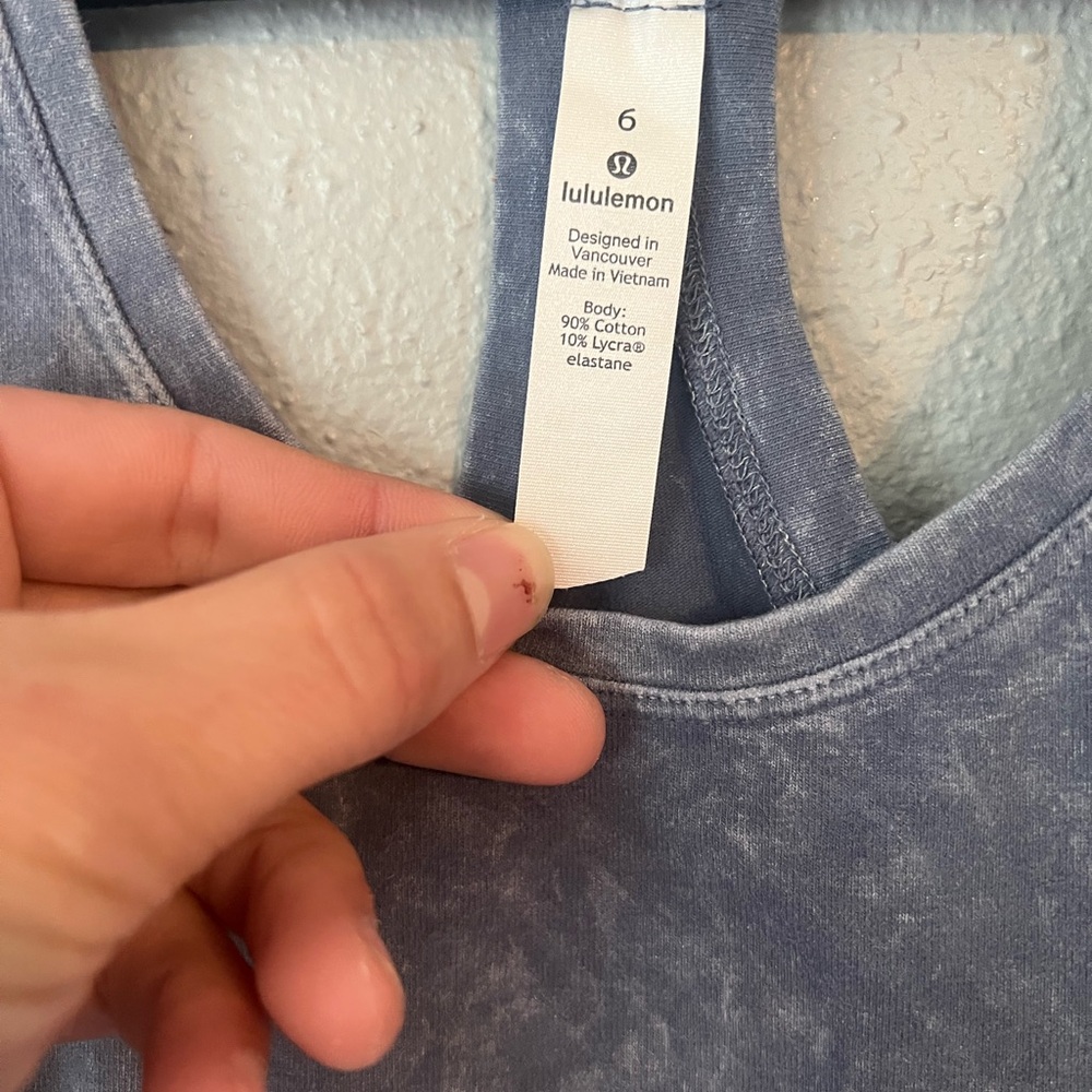 Lululemon Cool Racerback II *Dye
Washed Ink Blue - Picture 6 of 8